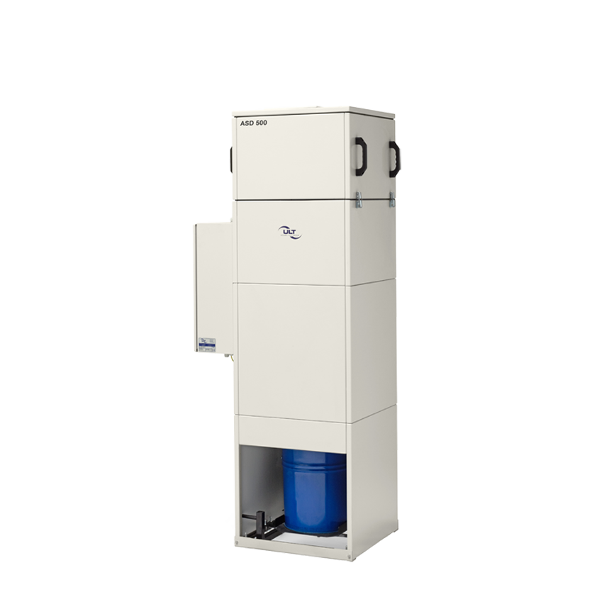 Dust collector ASD 500 for removal of airborne pollutants