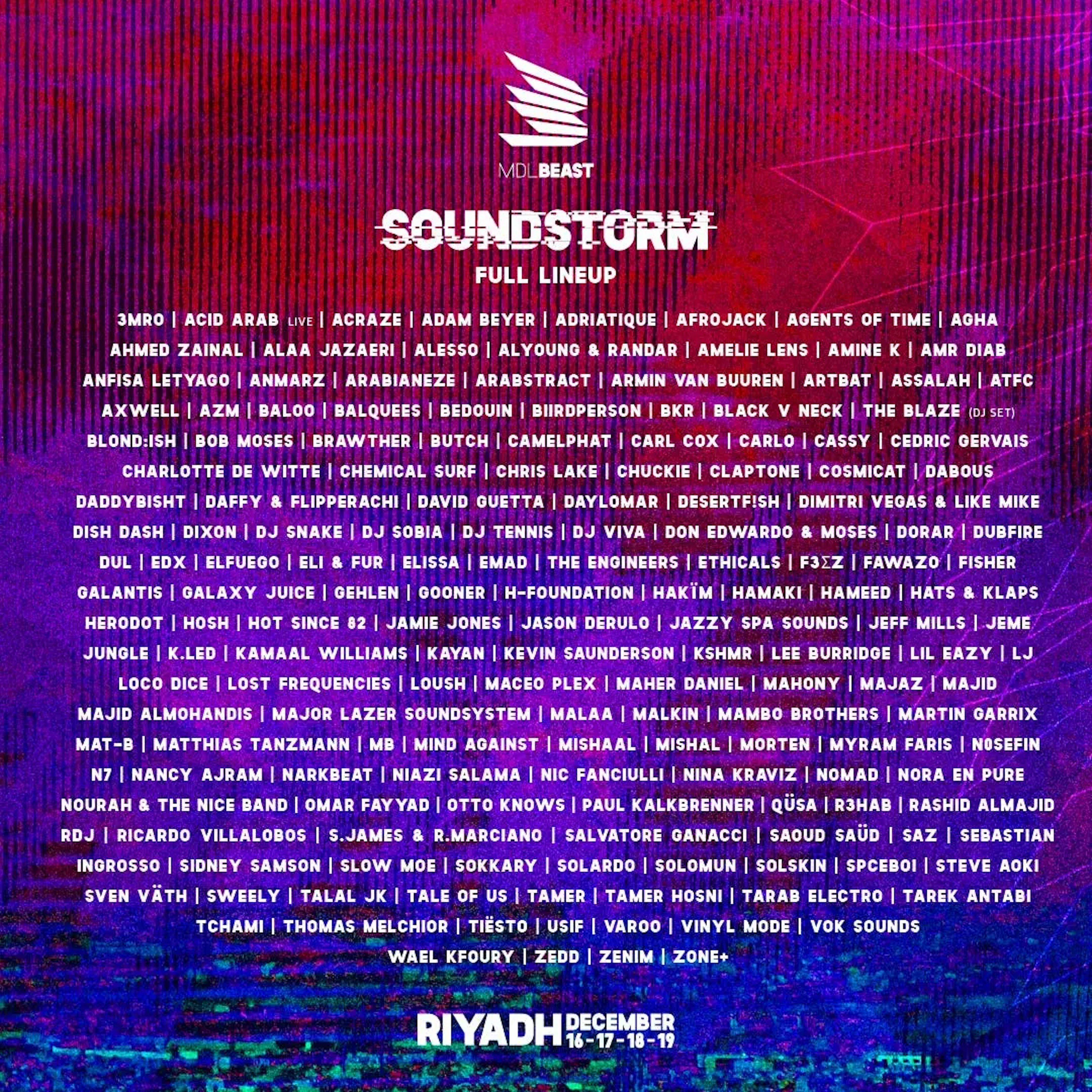 soundstorm lineup