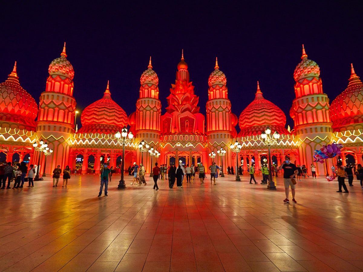 Global Village at the evening