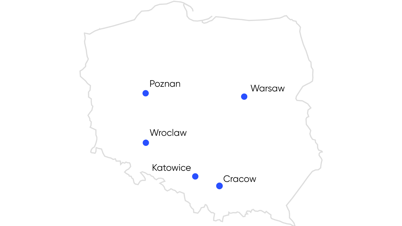 Cities with the biggest population of developers