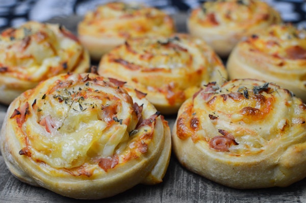 Einfaldir pizza snúðar