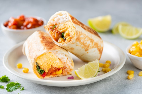 Morgunverðar burrito