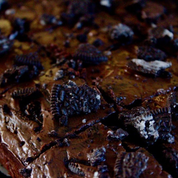 Geggjaðar oreo brownies