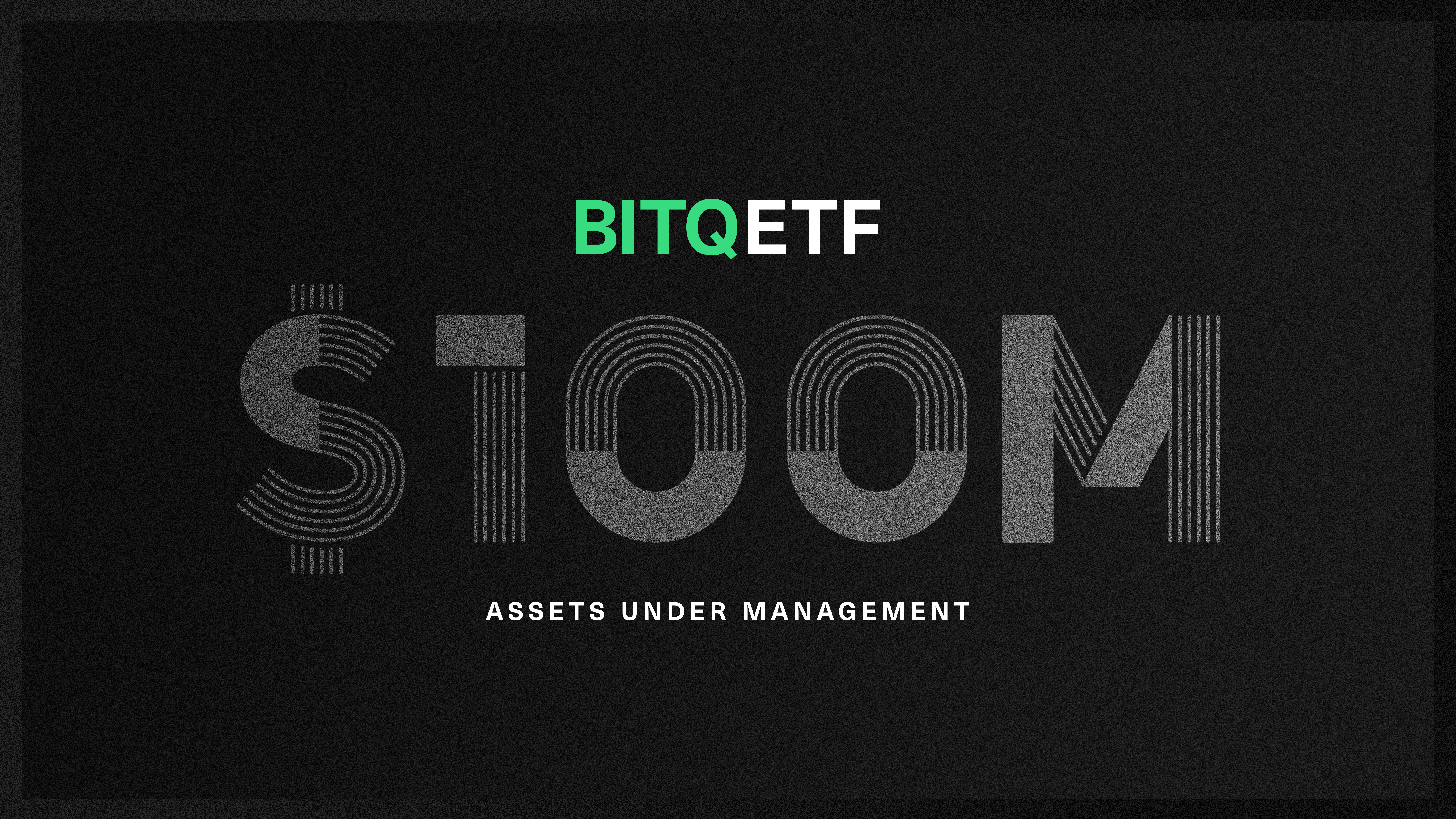 Bitwise Crypto Industry Innovators ETF (NYSE: BITQ) Surpasses $100 Million  in Assets