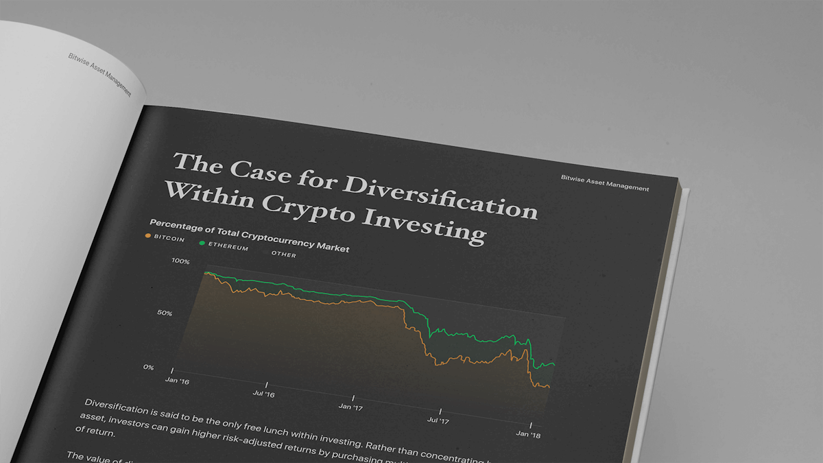The Case for Diversification Within Crypto Investing
