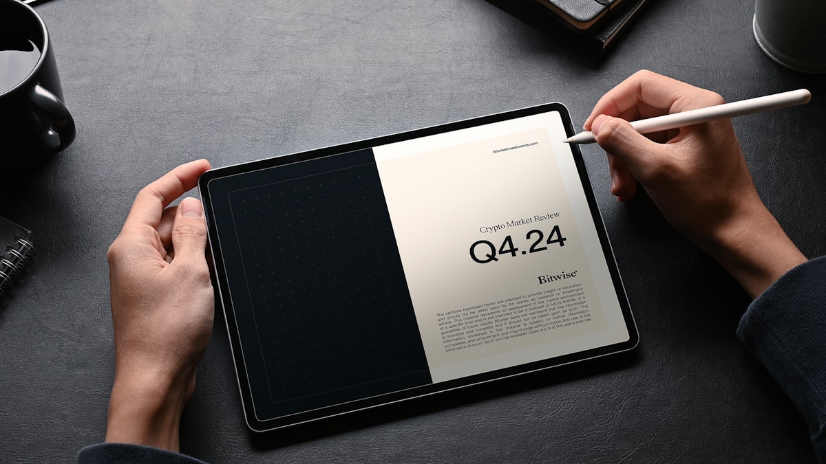 Crypto Market Review (Q4 2024) | Bitwise Investments