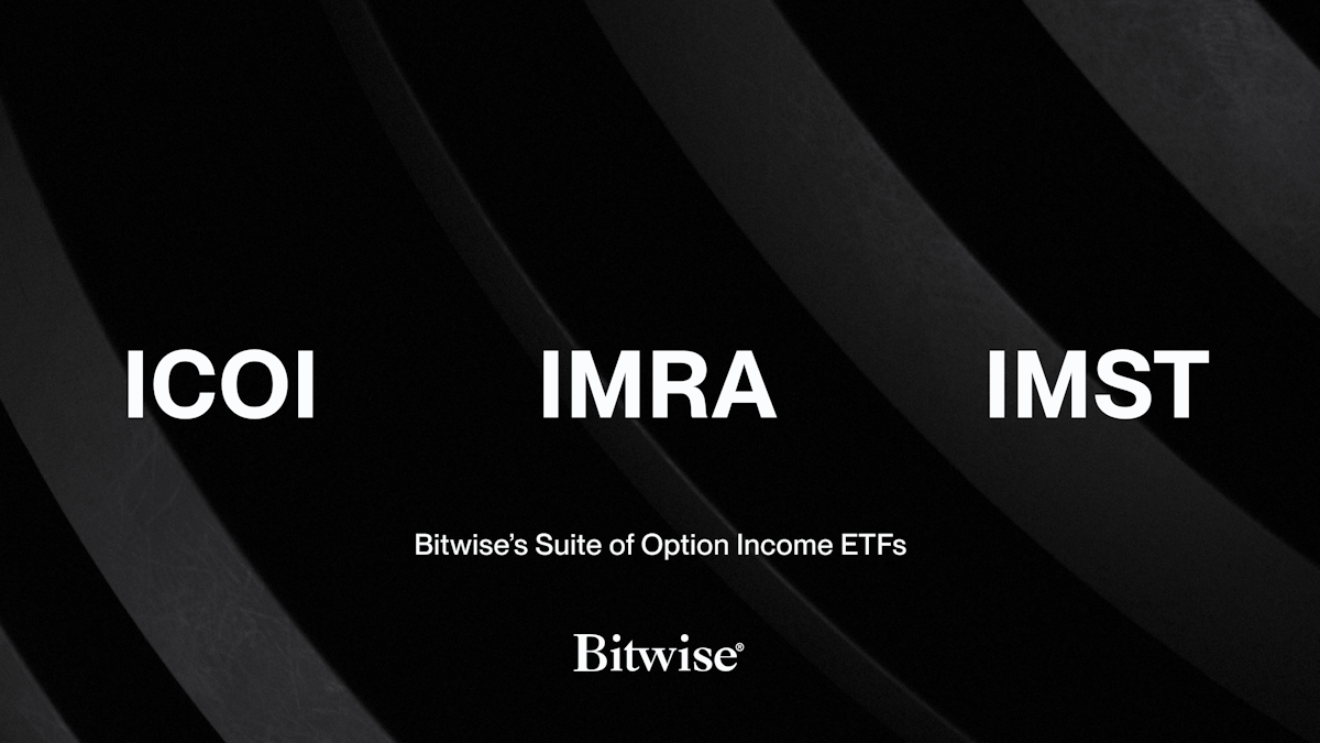 Bitwise Launches Option Income ETF Suite