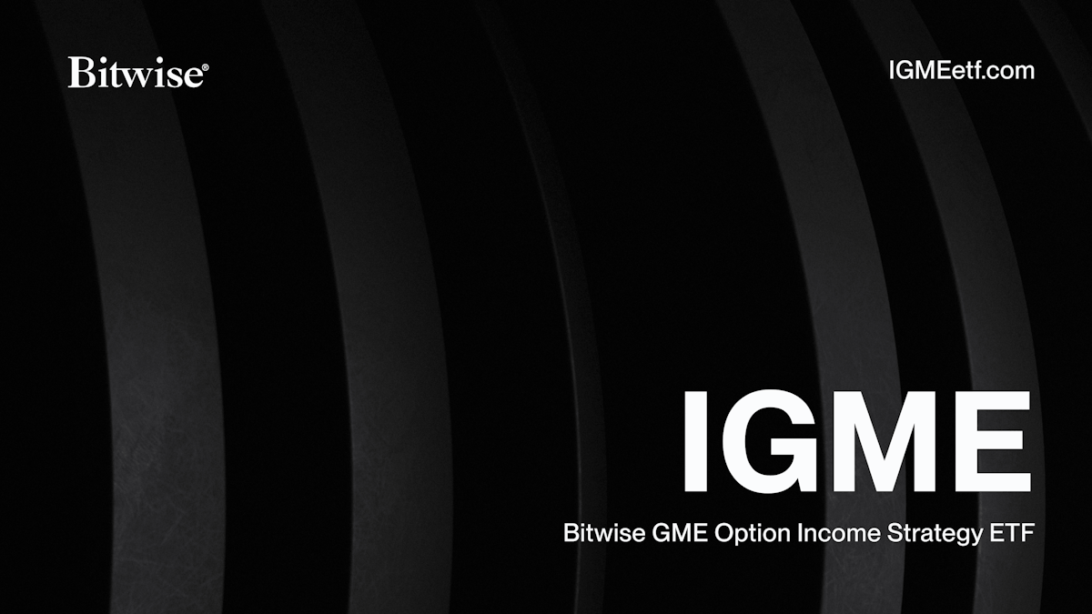 Bitwise Launches First-Ever GameStop Covered Call ETF, IGME