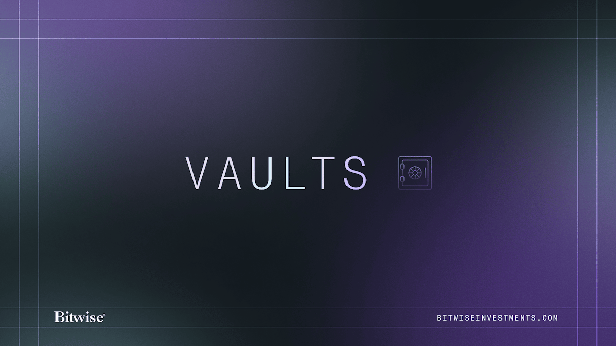 Bitwise Expands Onchain Solutions With Non-Custodial Vault