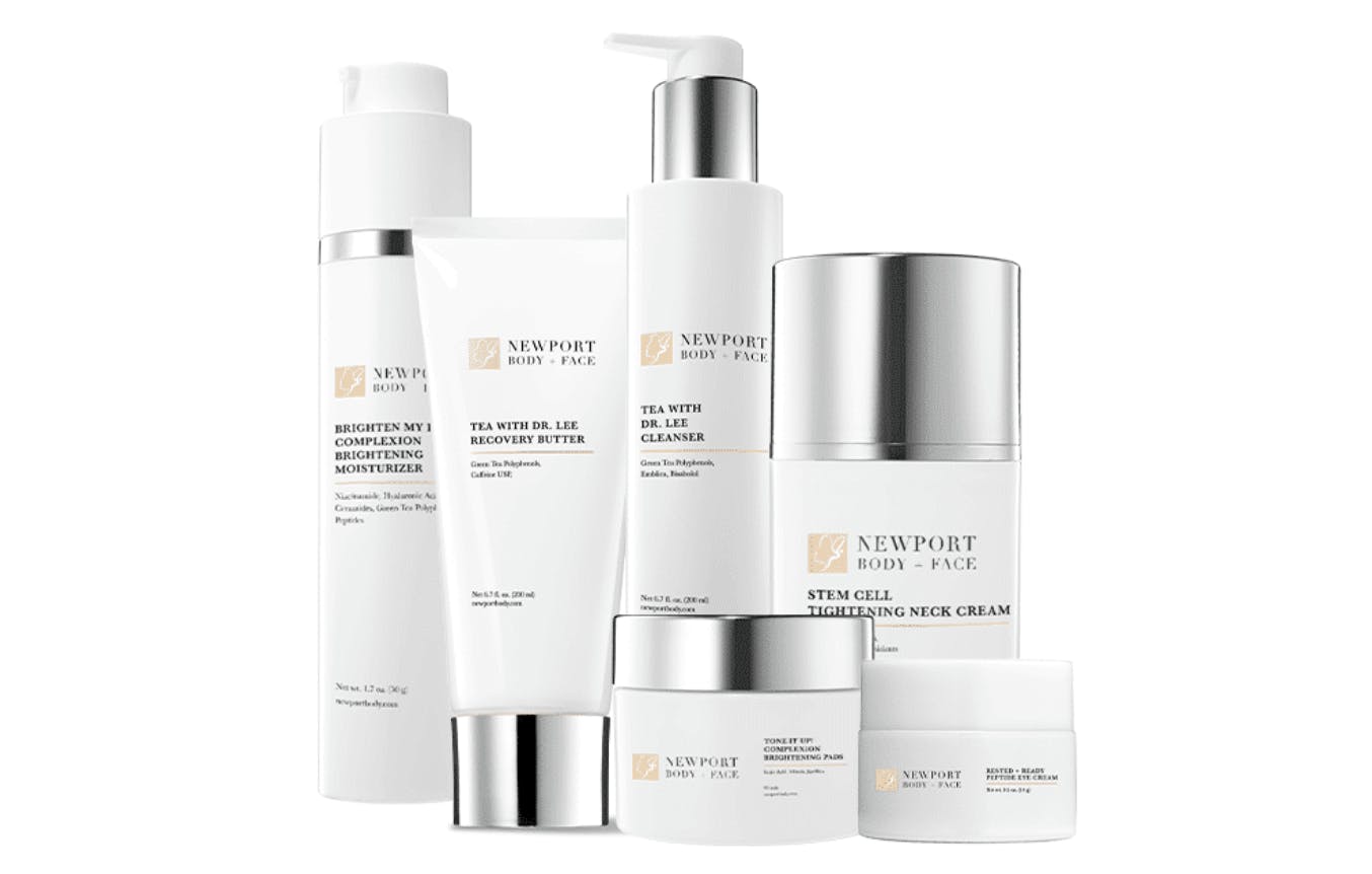 an image of skincare products offered at Richard H Lee Plastic Surgery