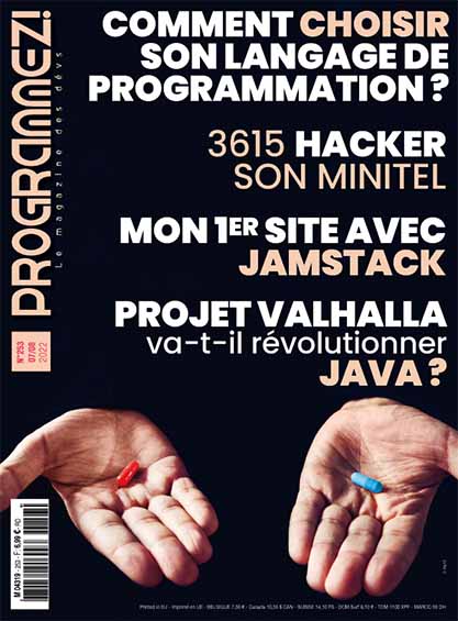 Programmez magazine's Cover