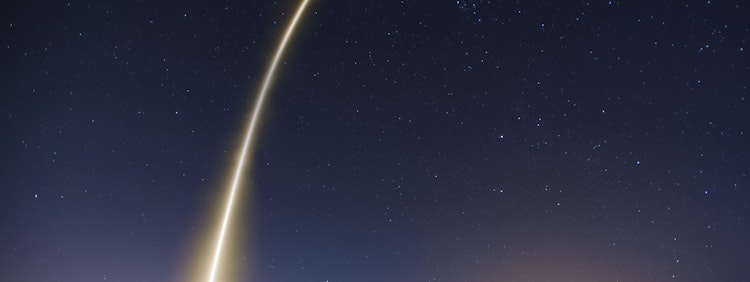 cosmic view during night time