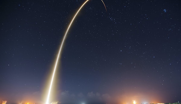 cosmic view during night time