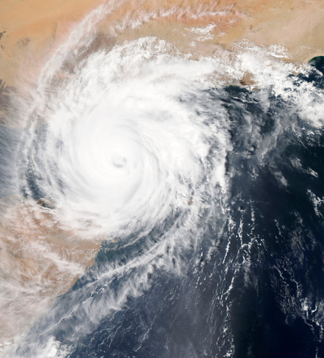 mass of air seen from the space