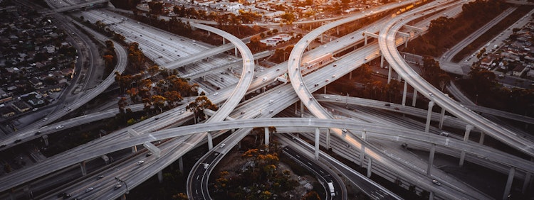 aerial photography of roads on city during daytime