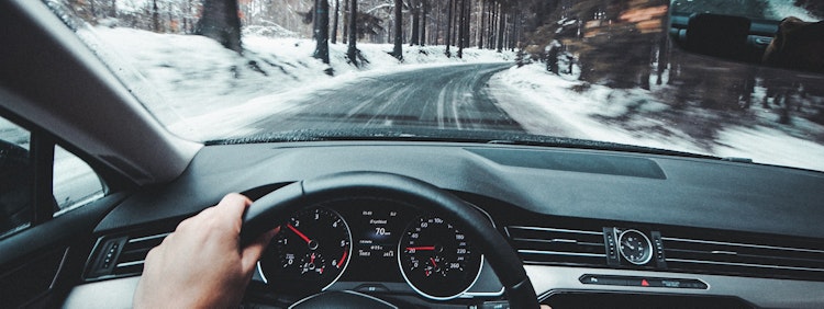 person driving Volkswagen vehicle