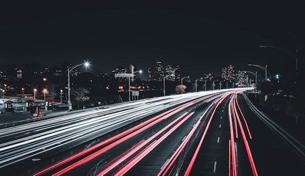 time lapse photography of road