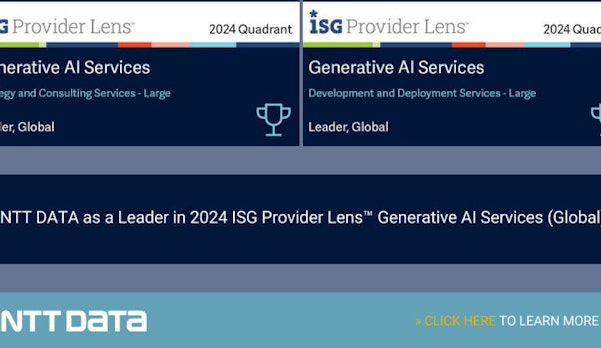 NTT DATA Named a Leader in 2024 ISG Provider Lens™ Generative AI Services (Global)