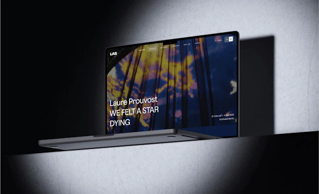 Laptop mit LAS Seite