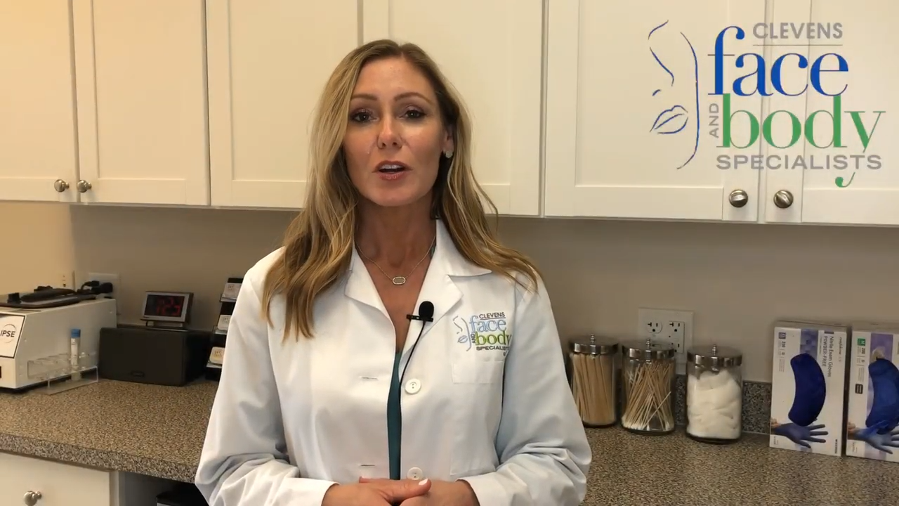 Doctor speaking about liposuction
