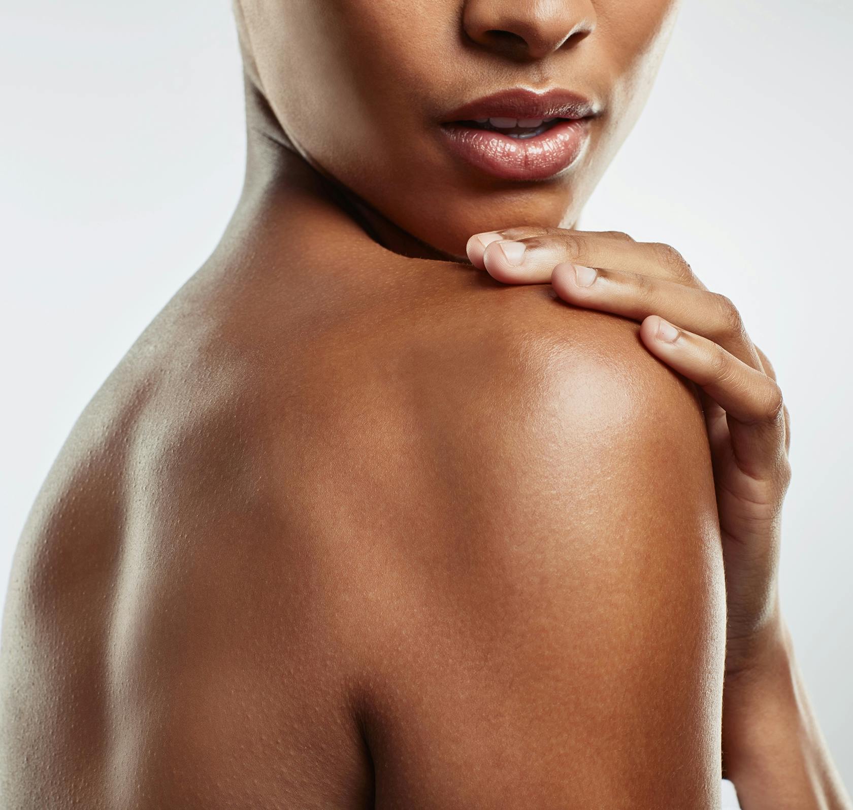 woman's back