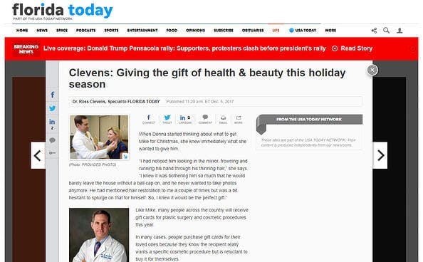 Clevens: Giving the gift of health & beauty this holiday season