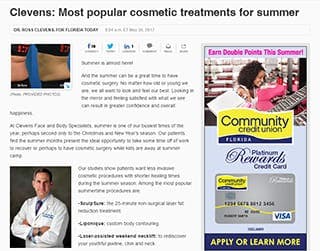 Clevens: Most popular cosmetic treatments for summer