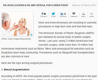 Top 5 trends in plastic surgery