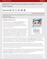 Respected Florida Physician Publishes Handbook on Facial Plastic Surgery