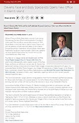 Clevens Face and Body Specialists Opens New Office in Merritt Island