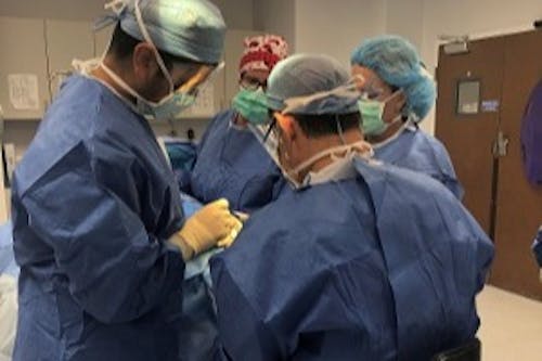 Doctors in a Surgery