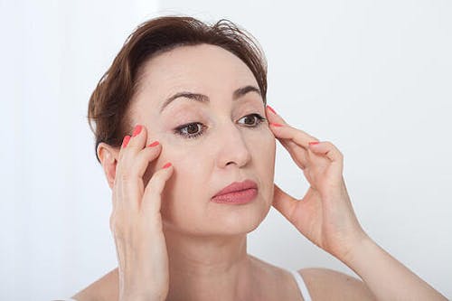 Woman with a Headache