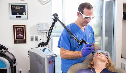 Dr. Clevens Performing a Procedure