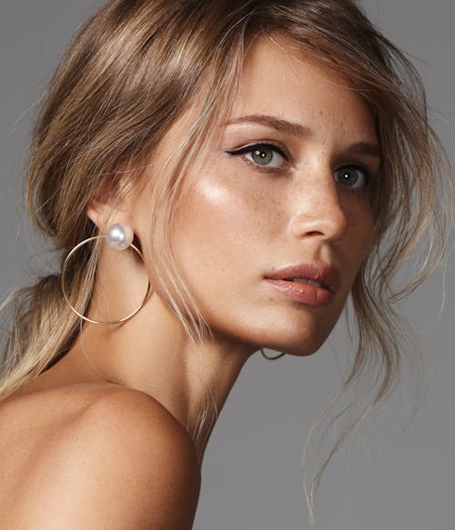 Woman with blonde hair