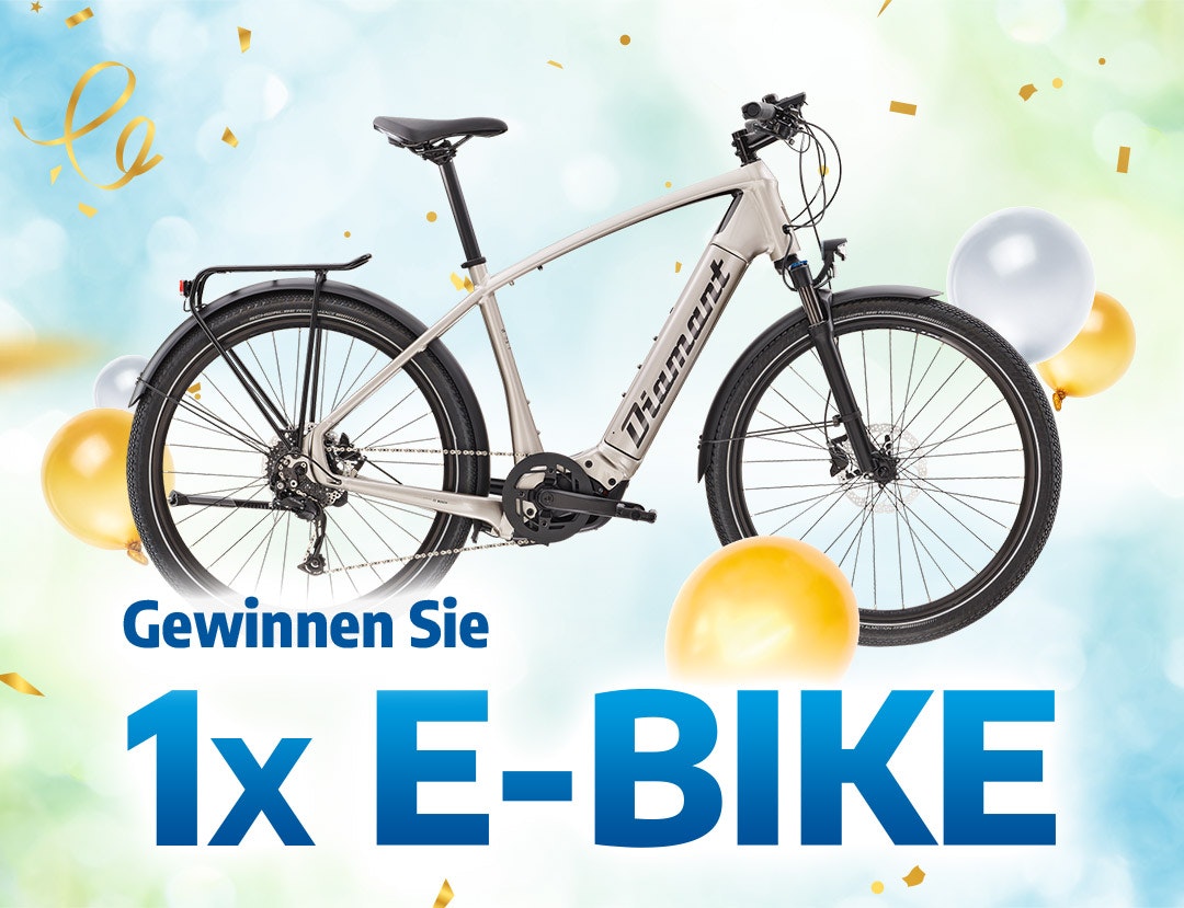 Hauptgewinn E-Bike beim Jubiläums-Gewinnspiel