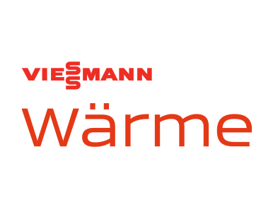 Die Grafik zeigt das Viessmann-Logo mit dem Wort "Wärme" in roter Schrift auf weißem Hintergrund.