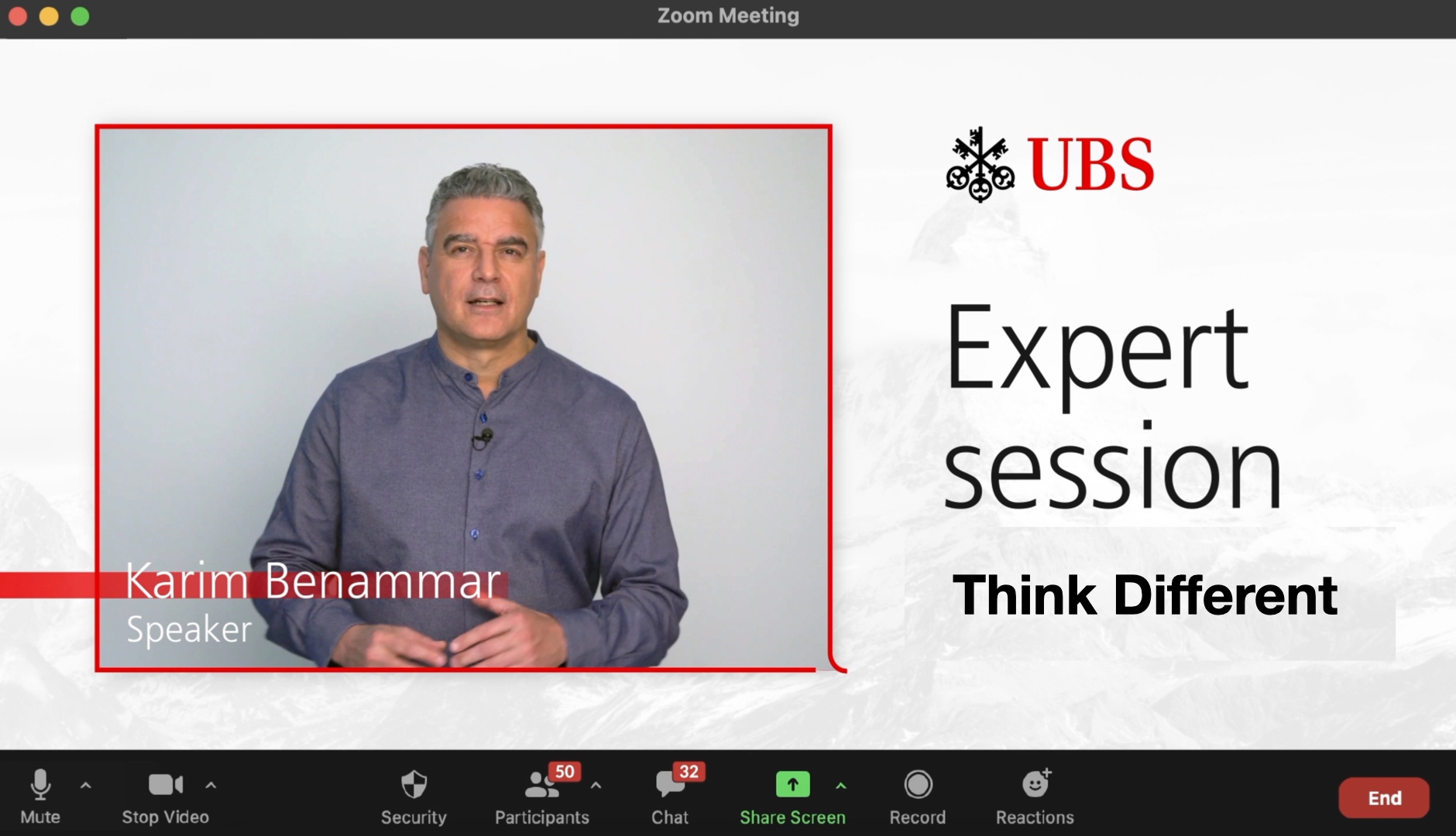 Reframing inspiration session for UBS 