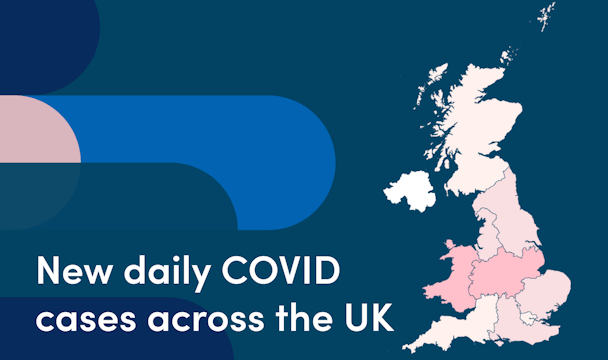 New daily COVID-19 cases in the UK have stopped falling this week