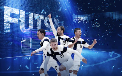 Miesten futsalmaajoukkue-sivun hero-kuva