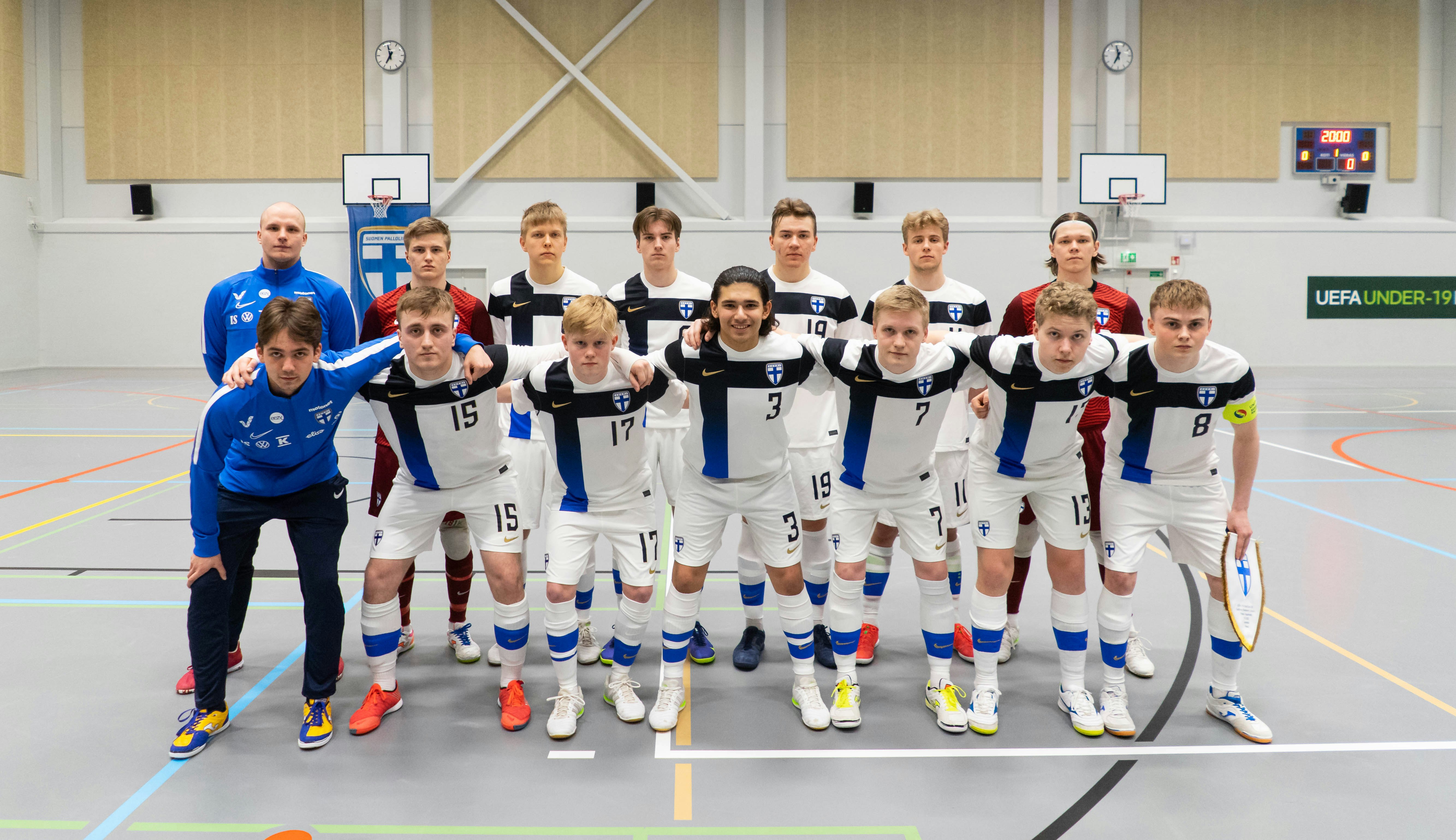 U19 futsalmaajoukkueen joukkuekuva