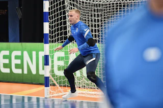Antti Koivumäki harjoituksissa Futsalin EM-kisoissa 2022.