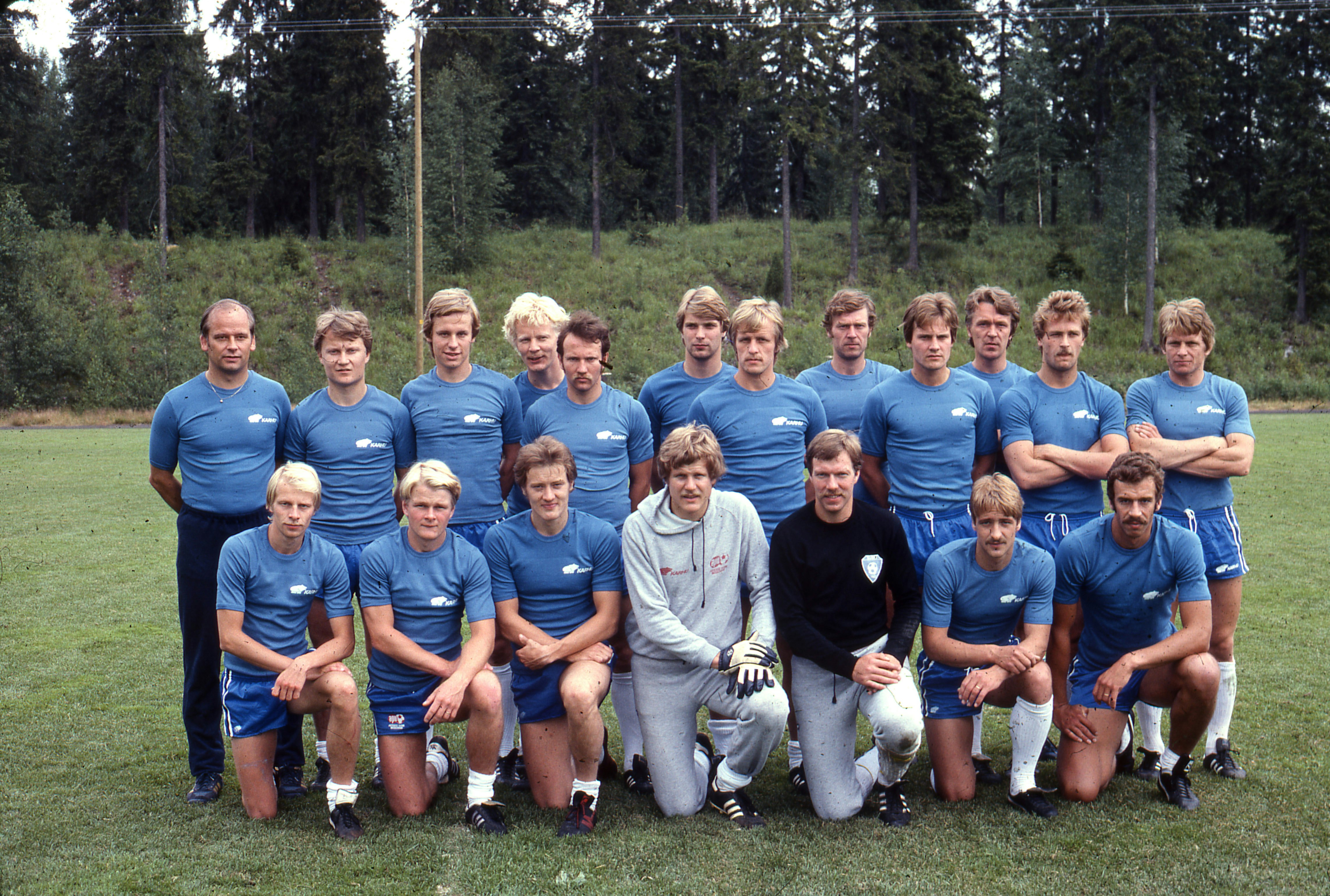 Suomen joukkue vuoden 1980 Olympialaisissa.