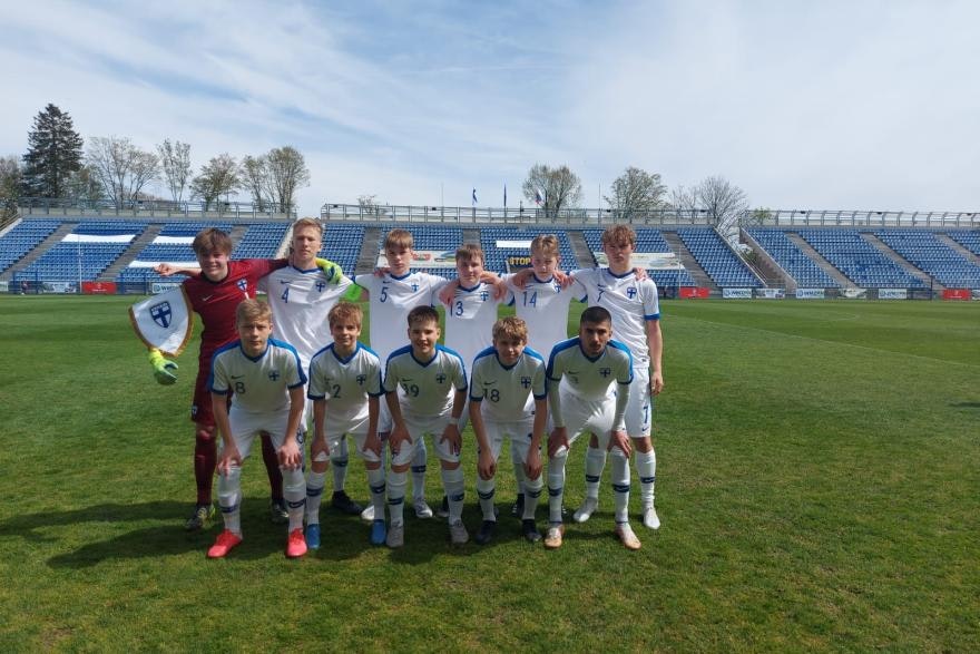 U15-poikien avaus Slovakiaa vastaan