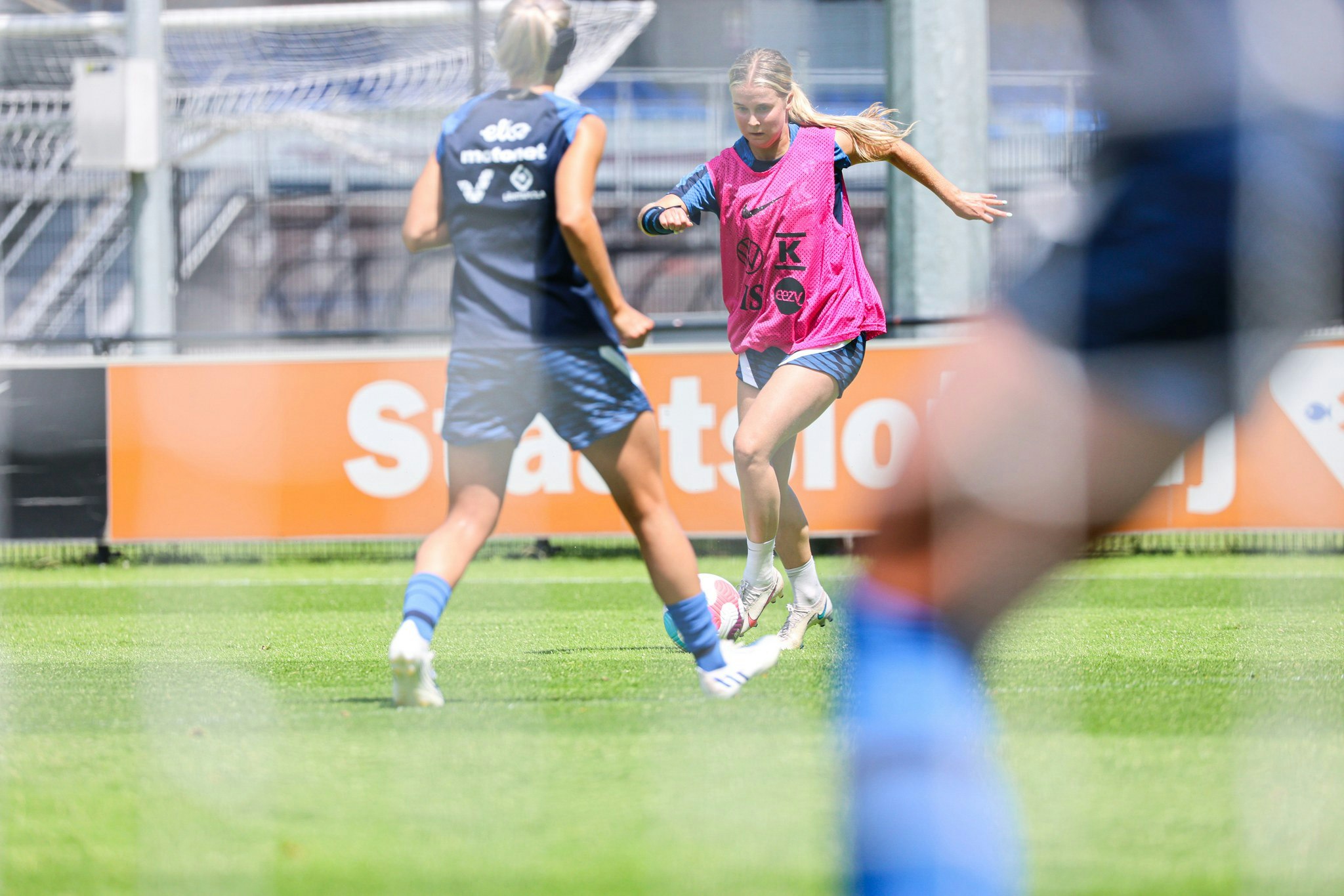 Amanda Rantanen Helmareiden harjoituksissa Hollannissa.