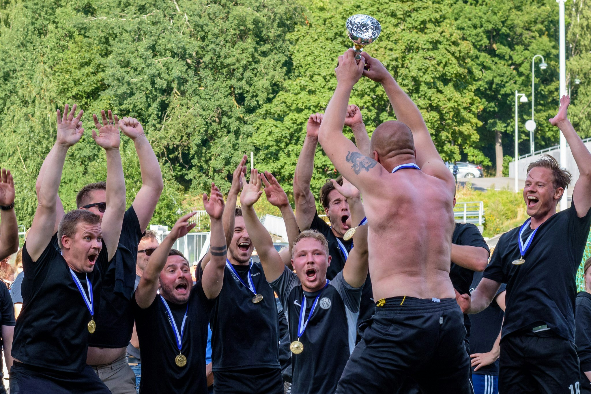 FC Web-Jussi tuuletti miesten harrastesarjan voittoa.