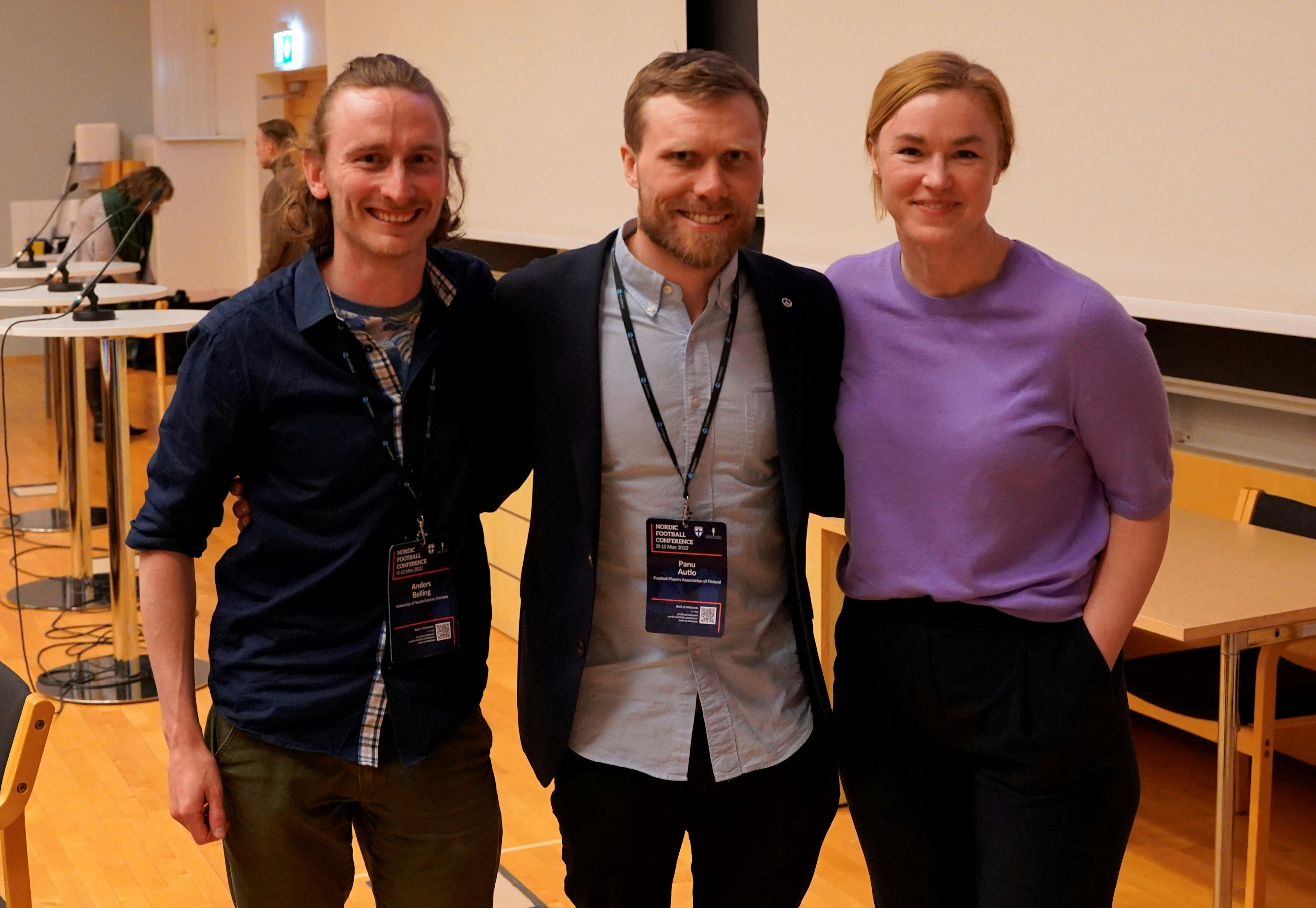 Anders Belling, Panu Autio ja Heidi Pihlaja.