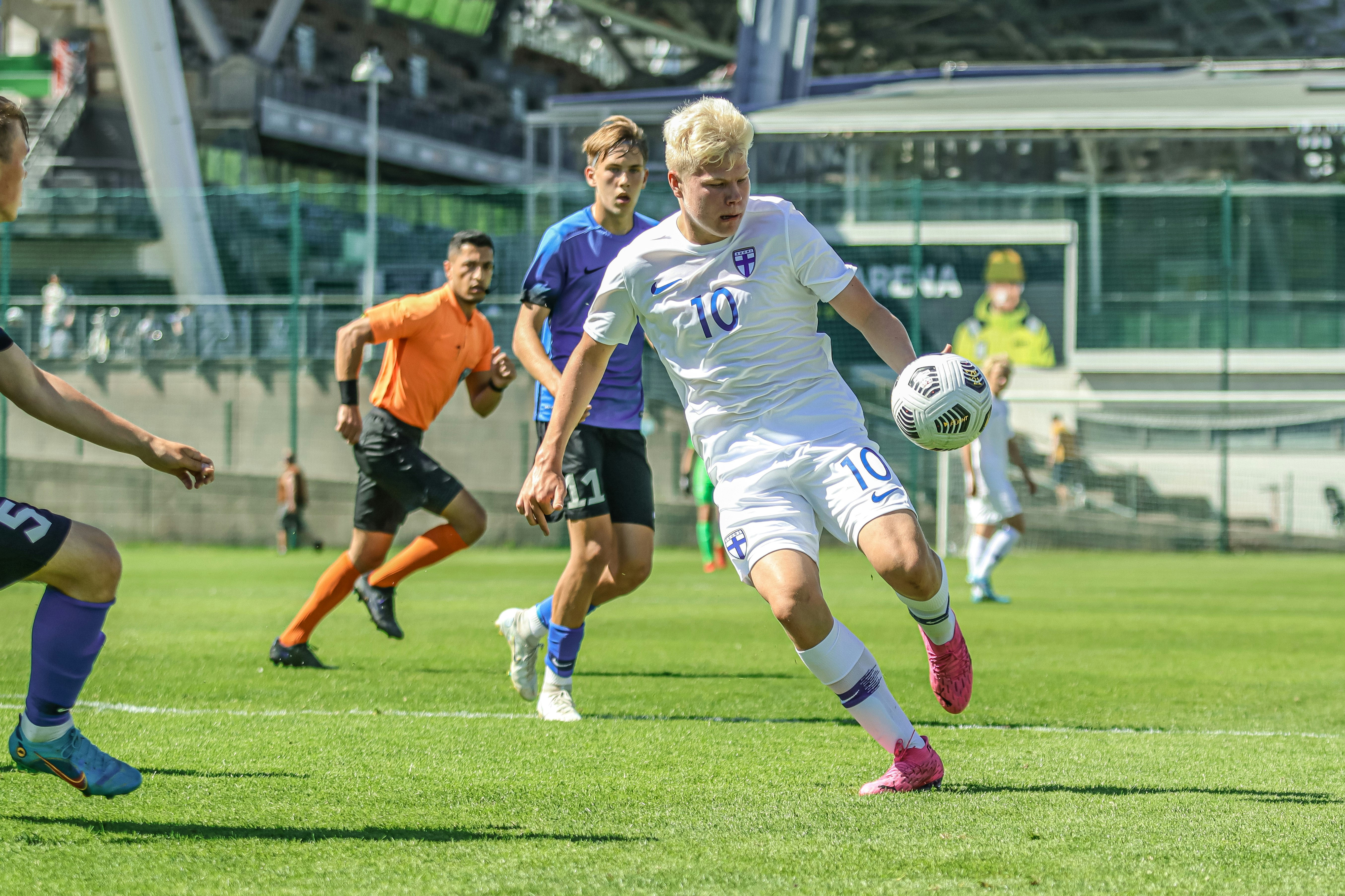Otto Ruoppi onnistui maalinteossa heinäkuun Viro-ottelussa.