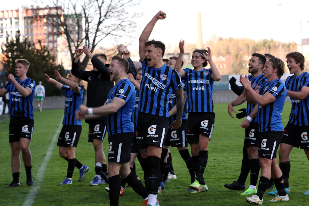 FC Inter juhlii. Arkistokuva.