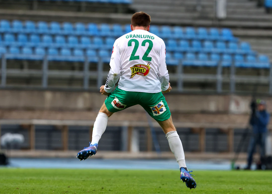 Albin Granlund juhlii maalia FC Lahtea vastaan elokuun lopulla.