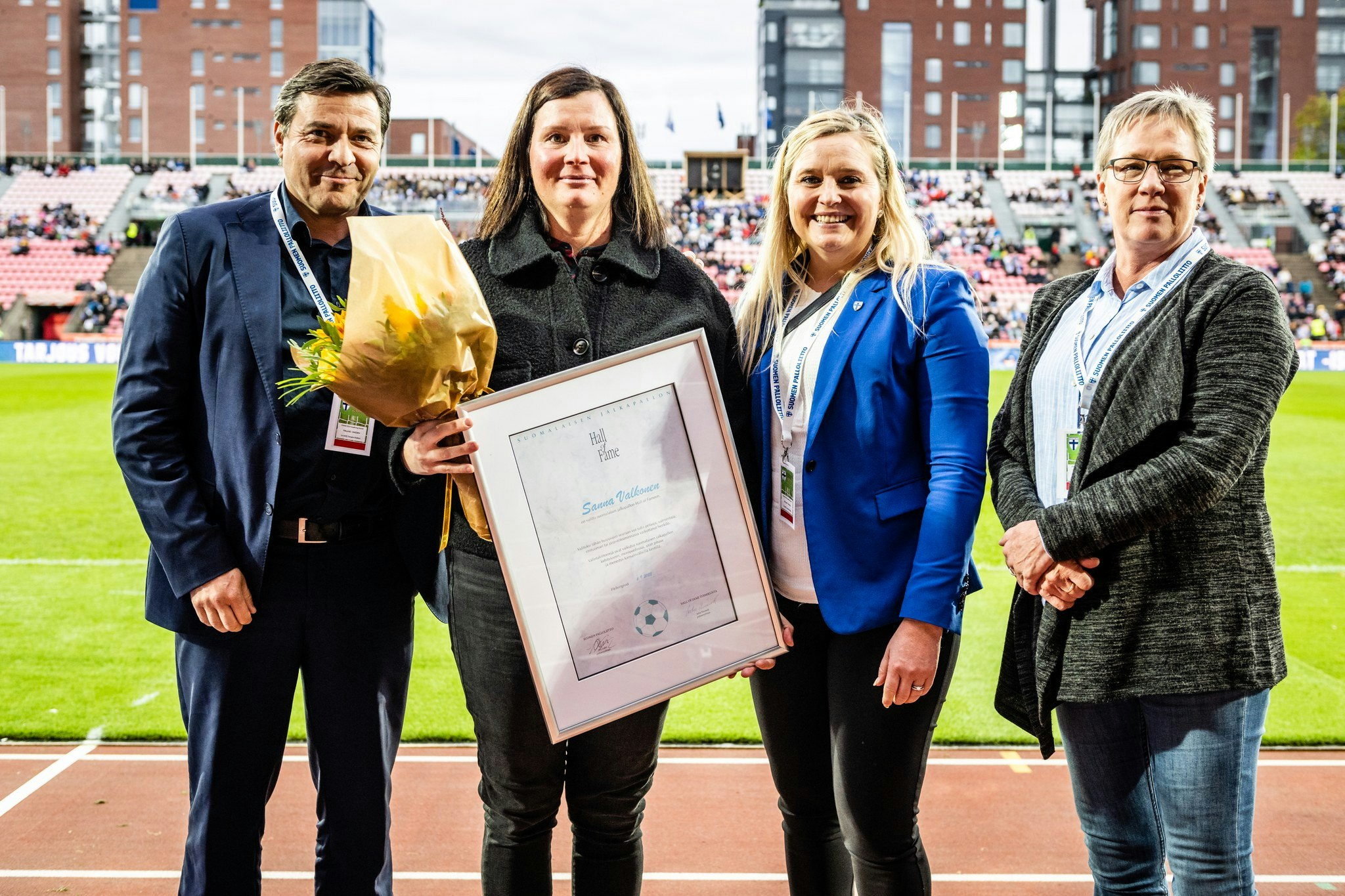 Sanna Valkonen nimettiin Hall of Fameen.